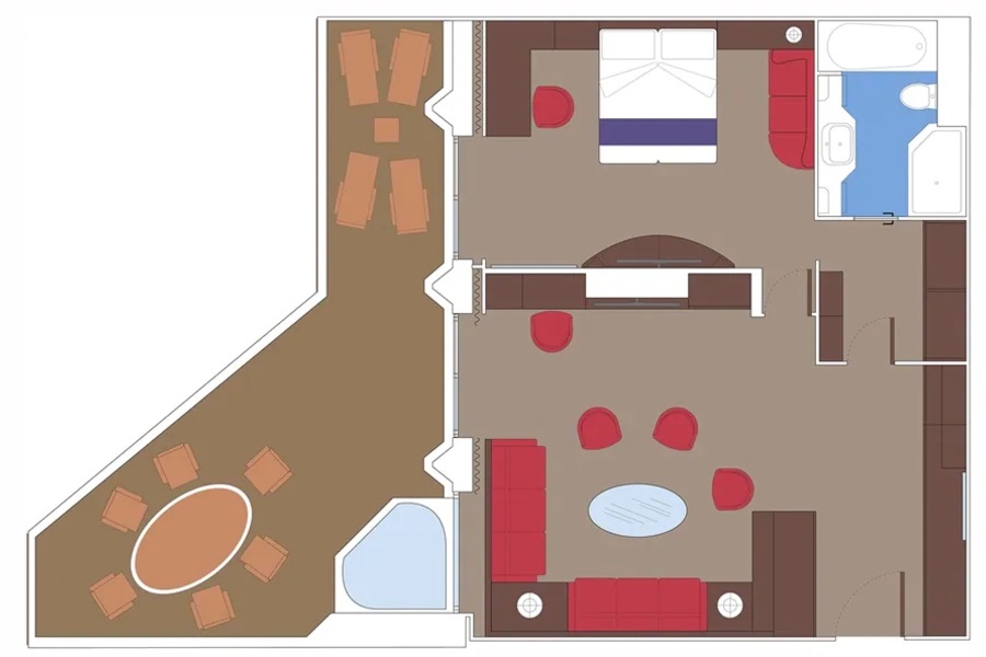 MSC Cruises MSC Seaview MSC Yacht Club Royal Suite Floorplan.jpg